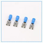 100pcs FDD2-250 Female Insulated Crimp Terminals Blue 16-14 AWG Crimp Terminals Richie's