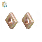 50Pcs DIN562 Square Nuts M3–M6 Zinc Plated Carbon Steel Square Nuts Richie's M3