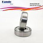 6305ZZ Deep Groove Ball Bearing 25x62x17mm ABEC-5 | 2pcs Ball Bearing Richie's