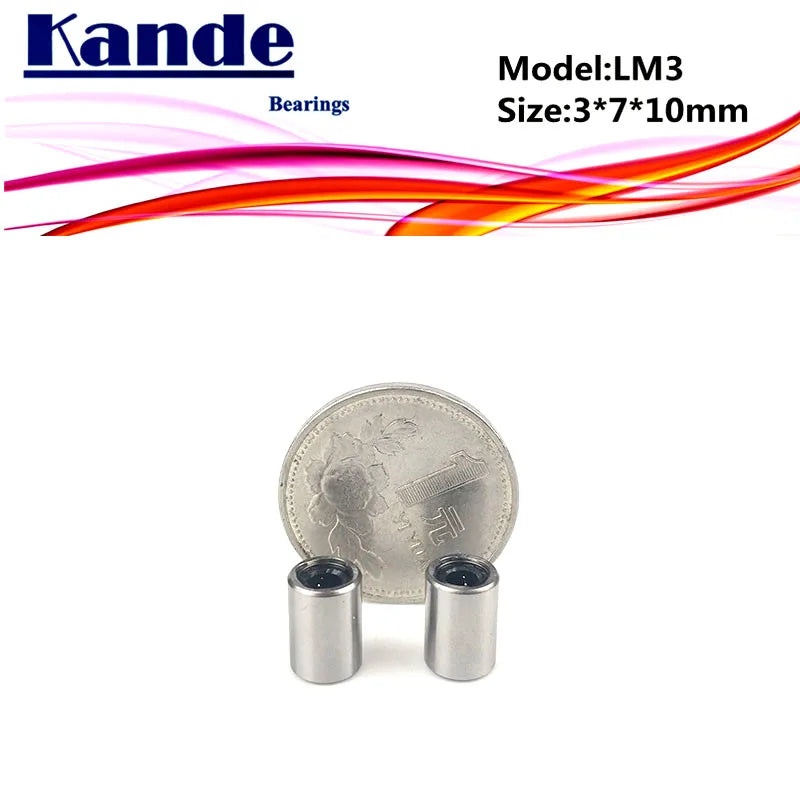 LM3UU Linear Bearing 3x7x10mm for 3D Printers | Kande Linear Bearing Richie's