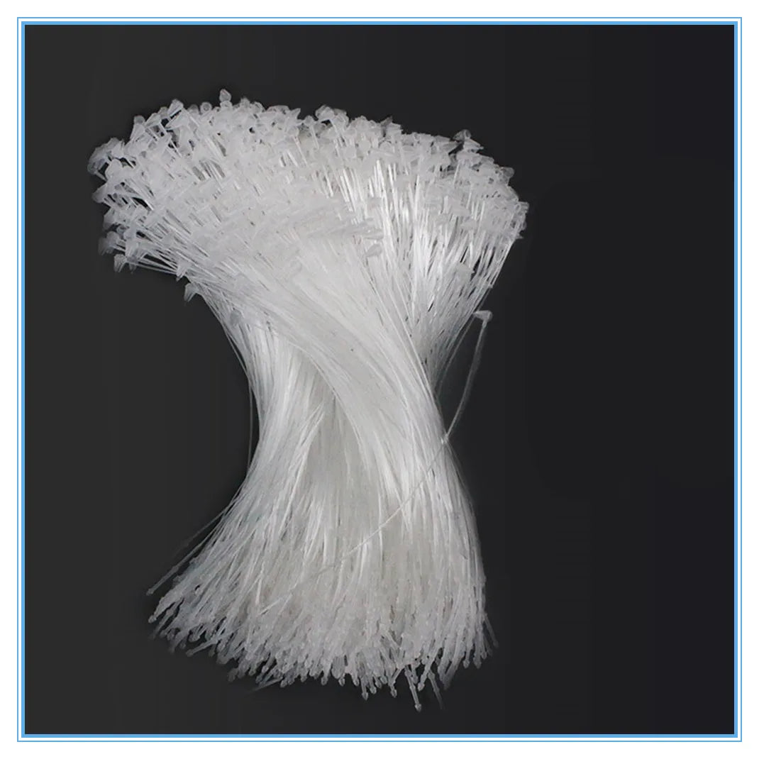 100Pcs White Nylon Self-Locking Cable Ties | 3", 5" & 7" Nylon Cable Ties Richie's 3 inch