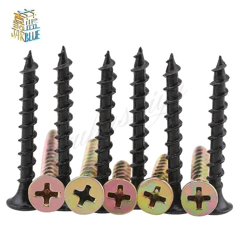M4 Black Carbon Steel Phillips Self-Tapping Screws 20/50pk Self-Tapping Screws Richie's