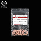 10Pcs DIN7603 Copper Crush Washers M6–M20 Sealing Gaskets Copper Sealing Washers Richie's