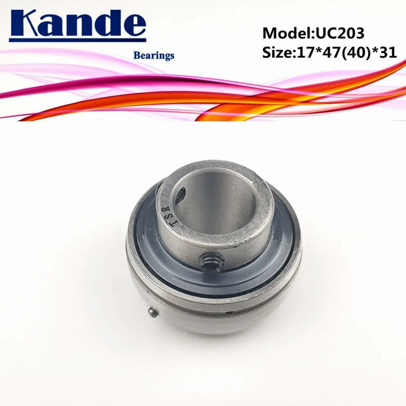 UC203 Pillow Block Spherical Bearing 17mm – Kande Bearings Pillow Block Bearing Richie's