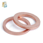 10Pcs DIN7603 Copper Sealing Washers M12–M18 Crush Flat Seal Copper Sealing Washer Richie's