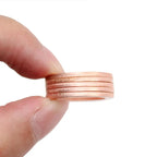 10Pcs DIN7603 Copper Crush Washers M6–M20 Sealing Gaskets Copper Sealing Washers Richie's