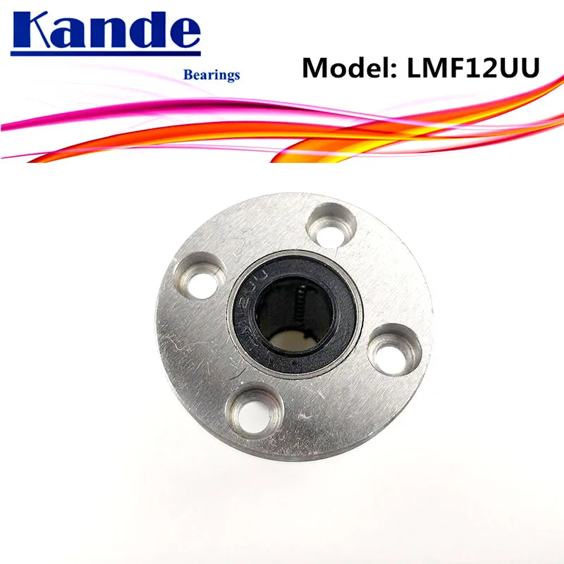 LMF12UU Round Flange Linear Ball Bearing 12mm – 3D Printer Linear Ball Bearing Richie's