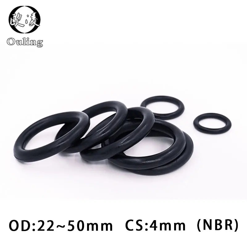 20PCS NBR Nitrile O-Ring Seals CS4mm | Multi-Size Gasket Set Rubber O-Ring Seals Richie's 48x40x4mm 4mm