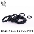 20PCS NBR Nitrile O-Ring Seals CS4mm | Multi-Size Gasket Set Rubber O-Ring Seals Richie's 48x40x4mm 4mm