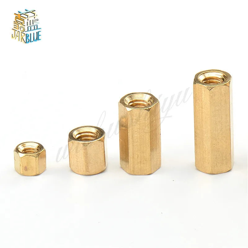 20PCS M3 Brass Female Hex PCB Standoffs Spacers – 5mm–100mm PCB Brass Standoffs Richie's