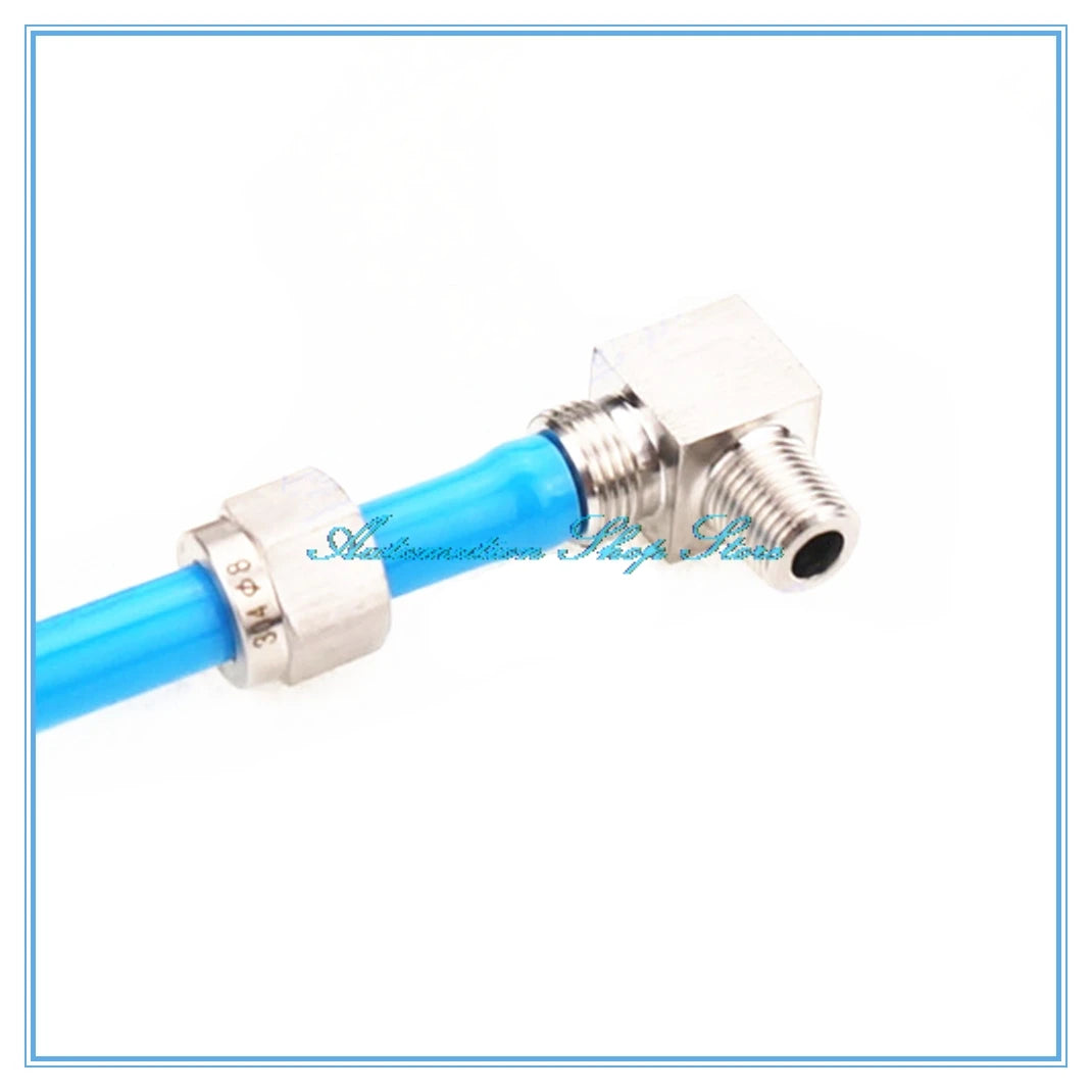 SS304 Stainless Steel 90° Elbow Pipe Fitting – Male Thread Pipe Elbow Fitting Richie's