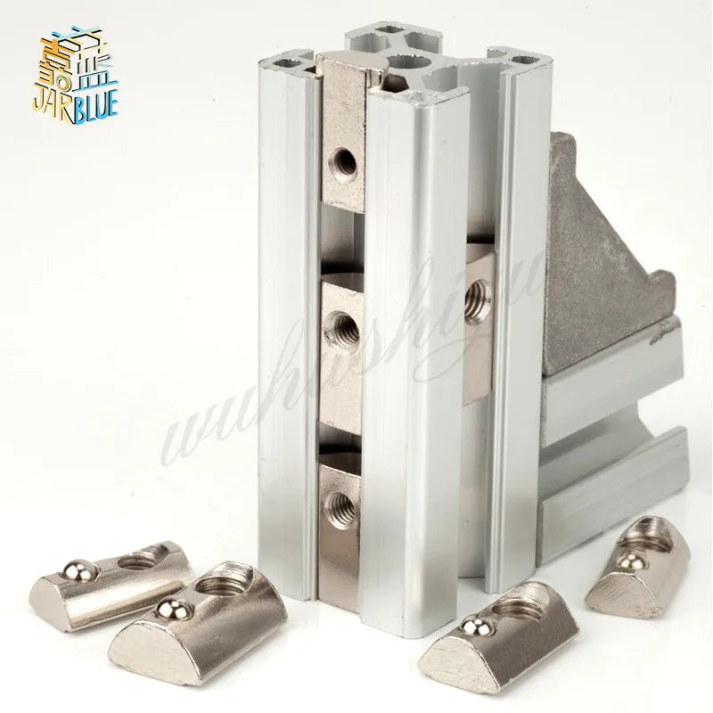 T Spring Nuts M3–M8 for 2020–4545 Aluminium Profile | 10/20 PCS T Spring Nuts Richie's