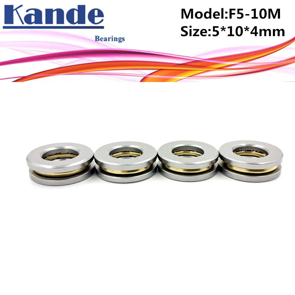 4pcs F5-10M Axial Ball Thrust Bearing 5x10x4mm | Miniature Axial Thrust Bearing Richie's
