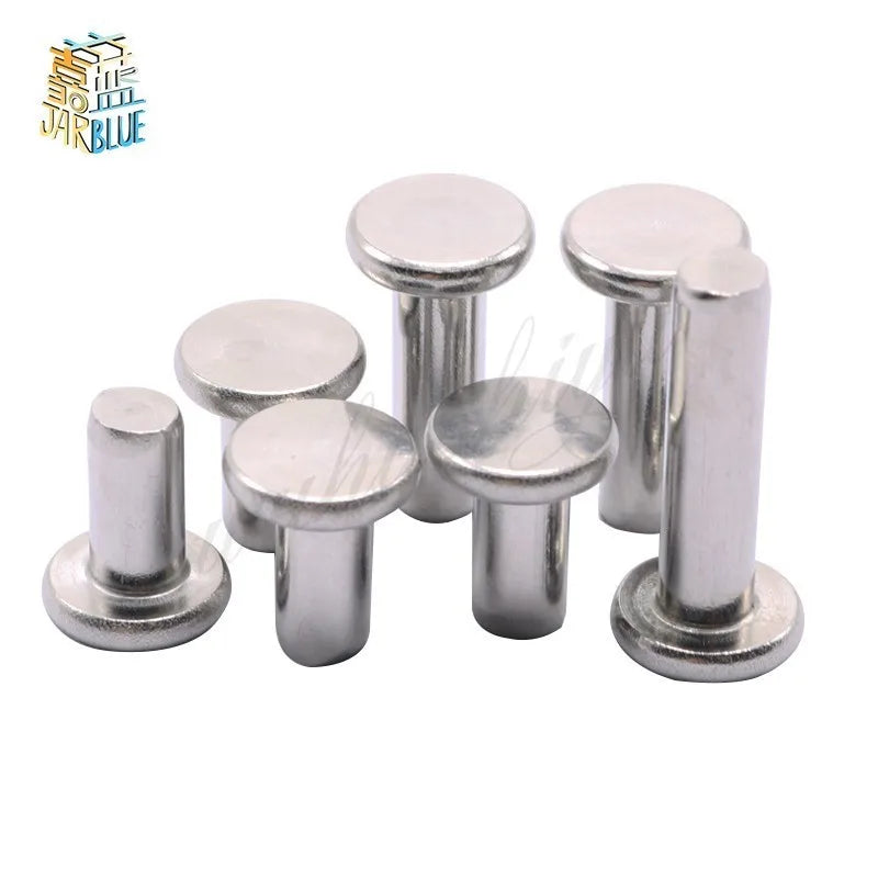 Stainless Steel Flat Head Solid Rivets M4 M5 M6 GB109 | JARBLUE Solid Rivets Richie's