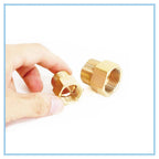 Brass Male to Female Pipe Adapter – M14, M20, 1/4", 1/2" Tee Fitting Brass Pipe Fitting Richie's