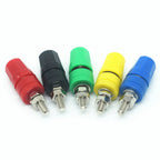 5pcs 4mm Banana Jack Socket Binding Post M4×36 Brass 24A Banana Jack Connector Richie's