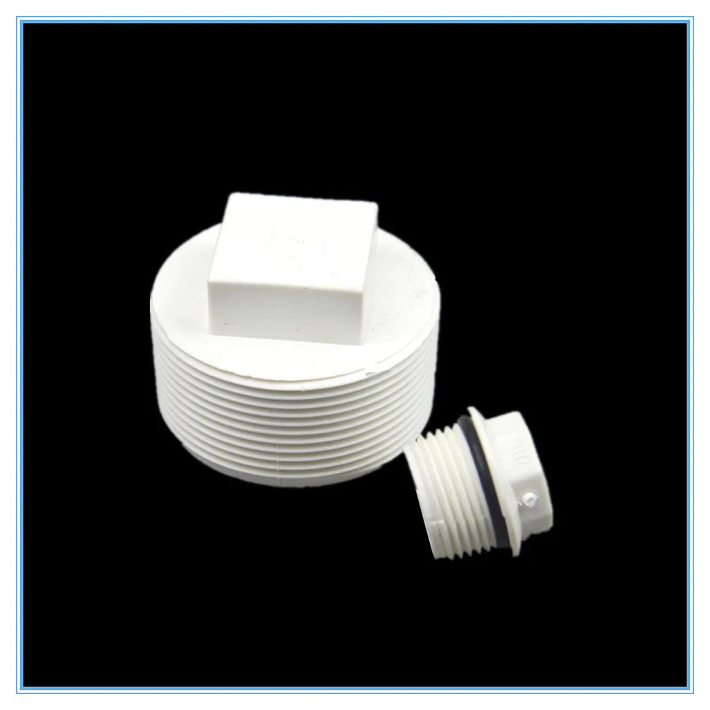 PVC Male Thread Plug – Hex Head Outer Thread Pipe Cap Pipe Thread Plug Richie's 1"