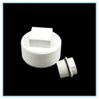 PVC Male Thread Plug – Hex Head Outer Thread Pipe Cap Pipe Thread Plug Richie's 1"