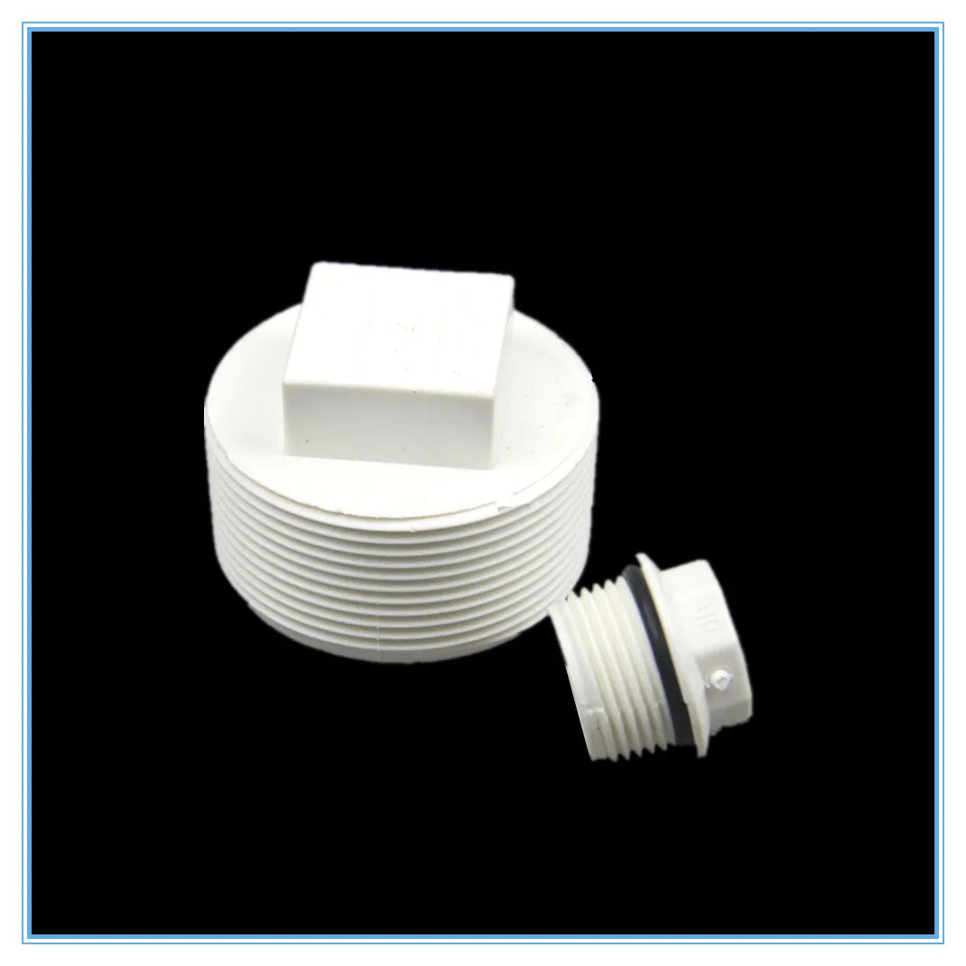 PVC Male Thread Plug – Hex Head Outer Thread Pipe Cap Pipe Thread Plug Richie's 1"