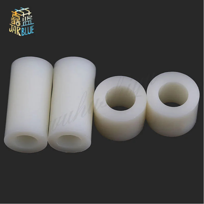 50pcs White Nylon Spacers M3 M4 M5 M6 PCB Standoff Washers Nylon Standoff Spacers Richie's