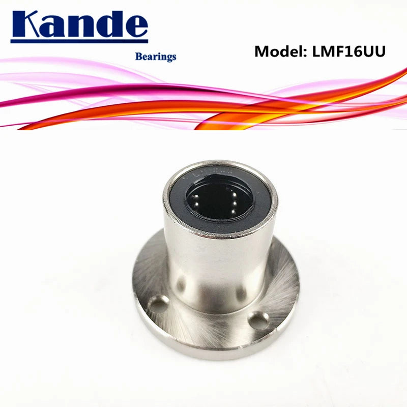 LMF16UU Round Flange Linear Ball Bearing 16mm – 2pcs Linear Ball Bearing Richie's Default Title