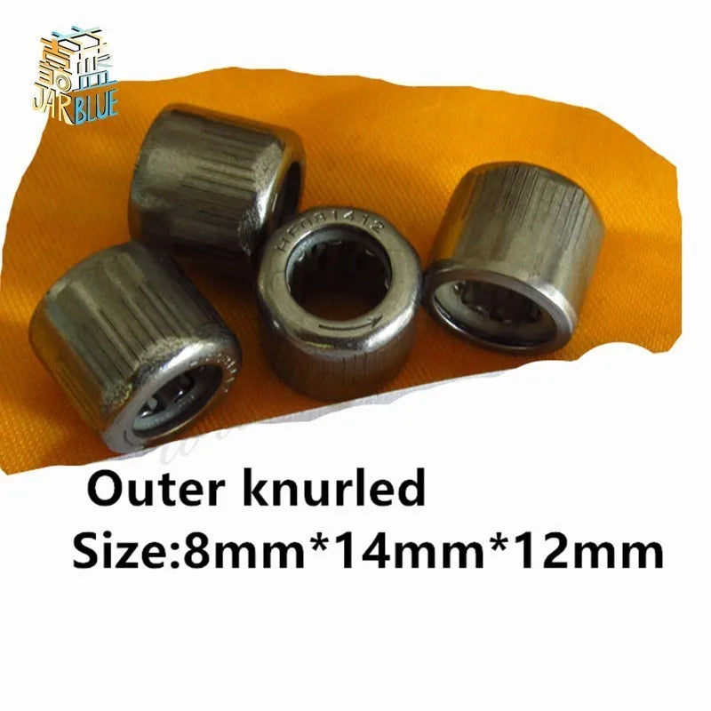 HF081412 One-Way Needle Roller Bearing 8×14×12mm – 2pcs Needle Roller Bearing Richie's Outer knurled 2Pcs