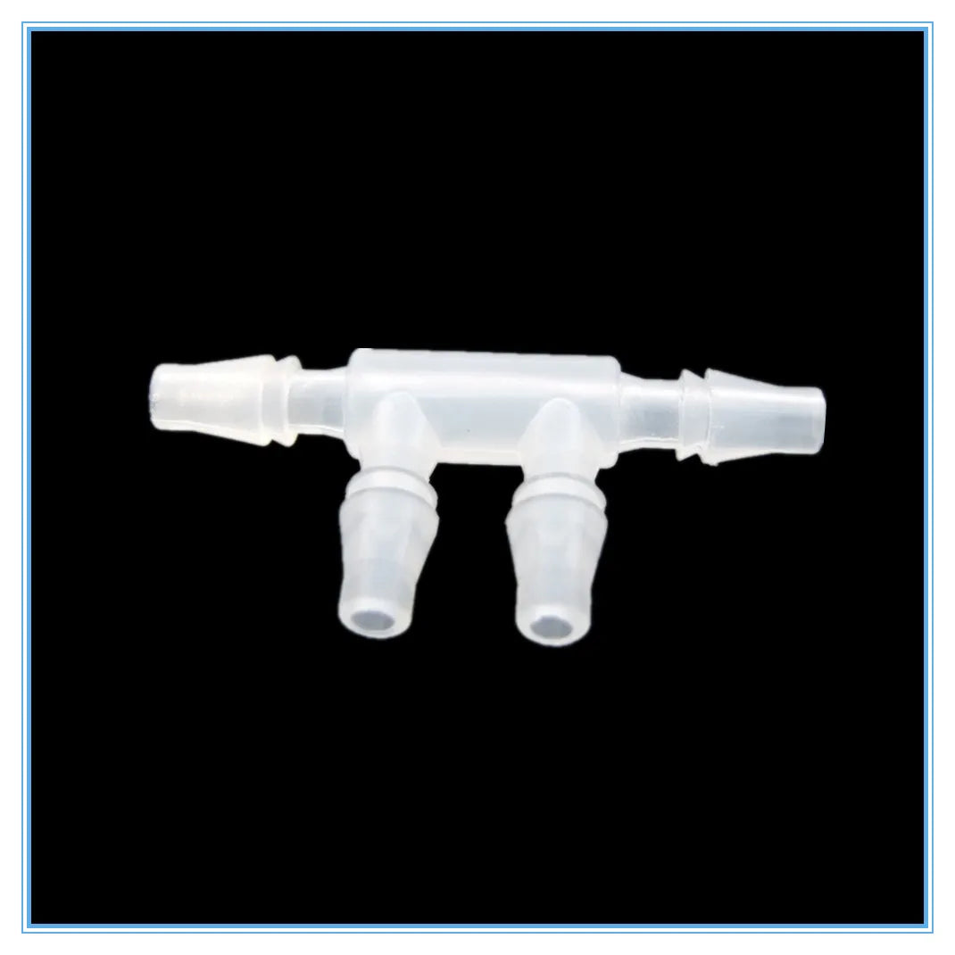 4-Way Plastic Cross Hose Connector – Multi-Pass Barb Fitting Hose Connector Fitting Richie's 6.4mm Hose ID