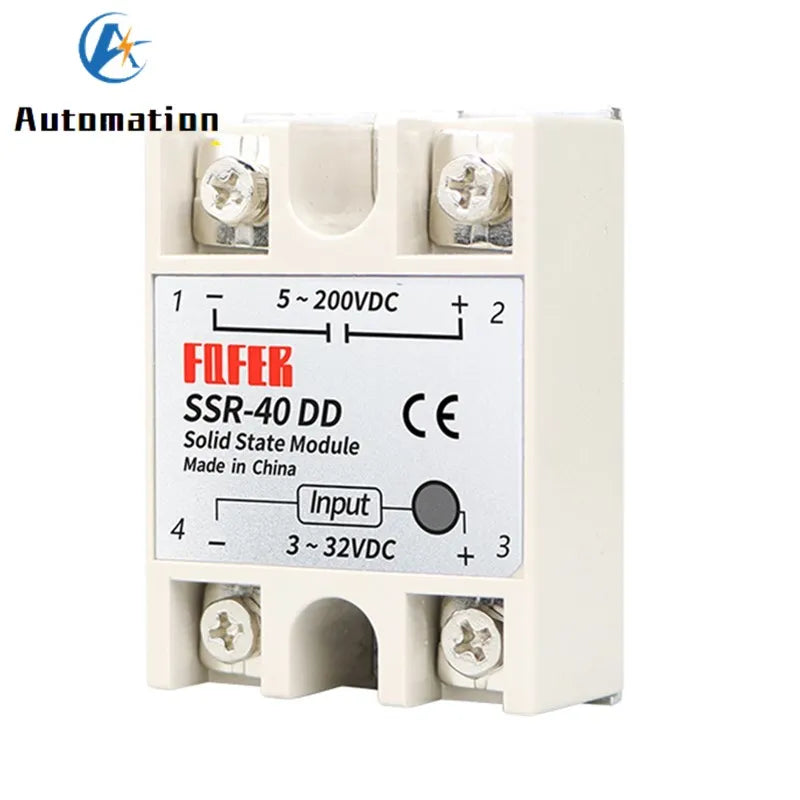 DC-DC Solid State Relay SSR 10DD 25DD 40DD Single Phase CE Solid State Relay Richie's