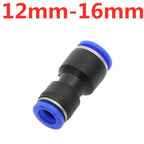 Push-In Straight Reducer Pneumatic Fitting 4mm–16mm Hose Pneumatic Hose Fitting Richie's 12mm-16mm