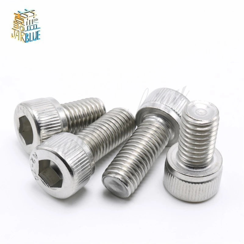 UNC 1/4-20 304 Stainless Steel Hex Socket Cap Screws A2-70 10pcs Hex Socket Cap Screws Richie's 1/4-20 2-1/4"