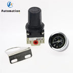 AR2000-02 G1/4" Pneumatic Pressure Regulator with EU Fittings Pneumatic Pressure Regulator Richie's