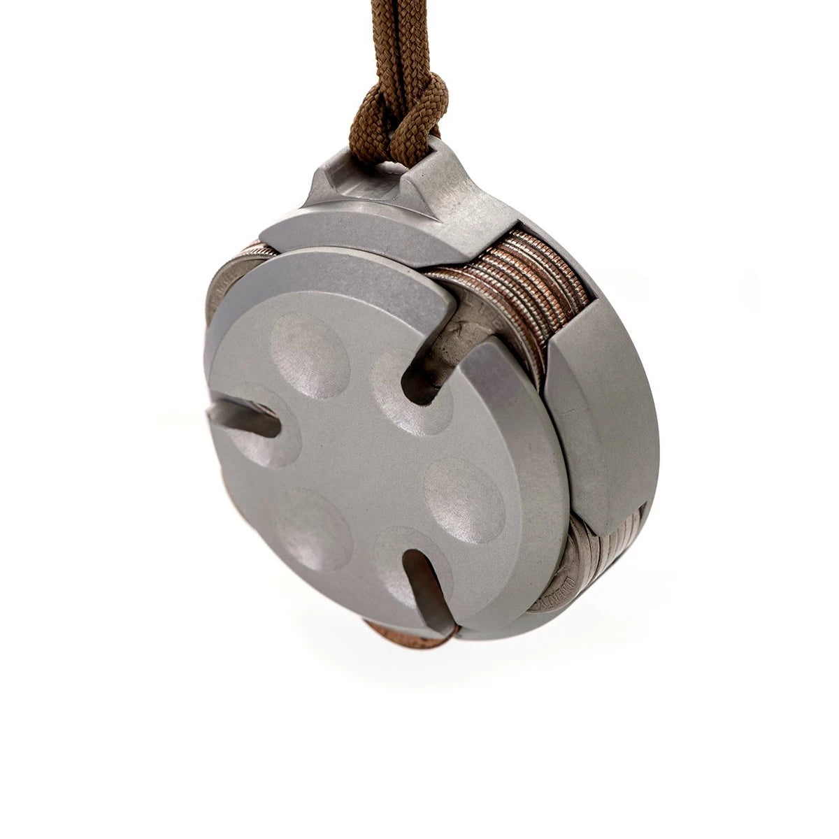 Zeeker Portable Aluminum Coin Capsule Holder with Steel Clip Coin Capsule Holder Richie's