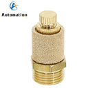 Brass Pneumatic Exhaust Muffler BSP 1/8 1/4 3/8 1/2 Silencer Pneumatic Muffler Fitting Richie's