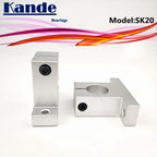 SK20 20mm Linear Shaft Support Bearings for 3D Printers – 2pcs Linear Shaft Support Richie's