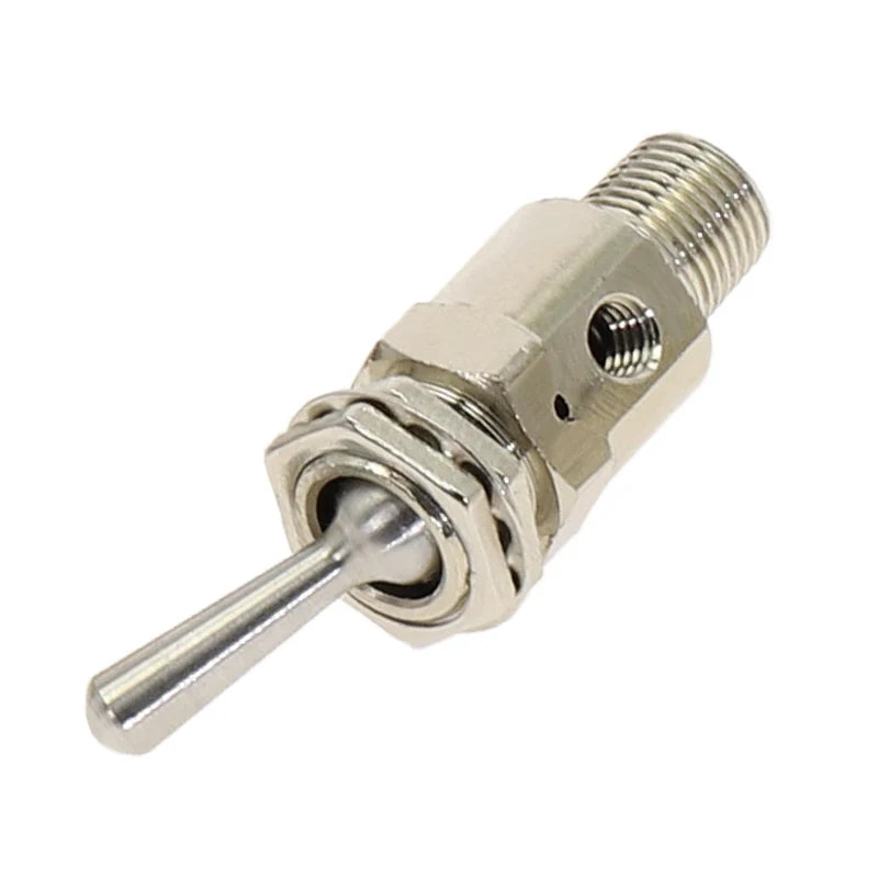 TAC2-3V Pneumatic Toggle Valve 2-Position 3-Way M5 & 1/8" Thread Pneumatic Toggle Valve Richie's TAC2-3V