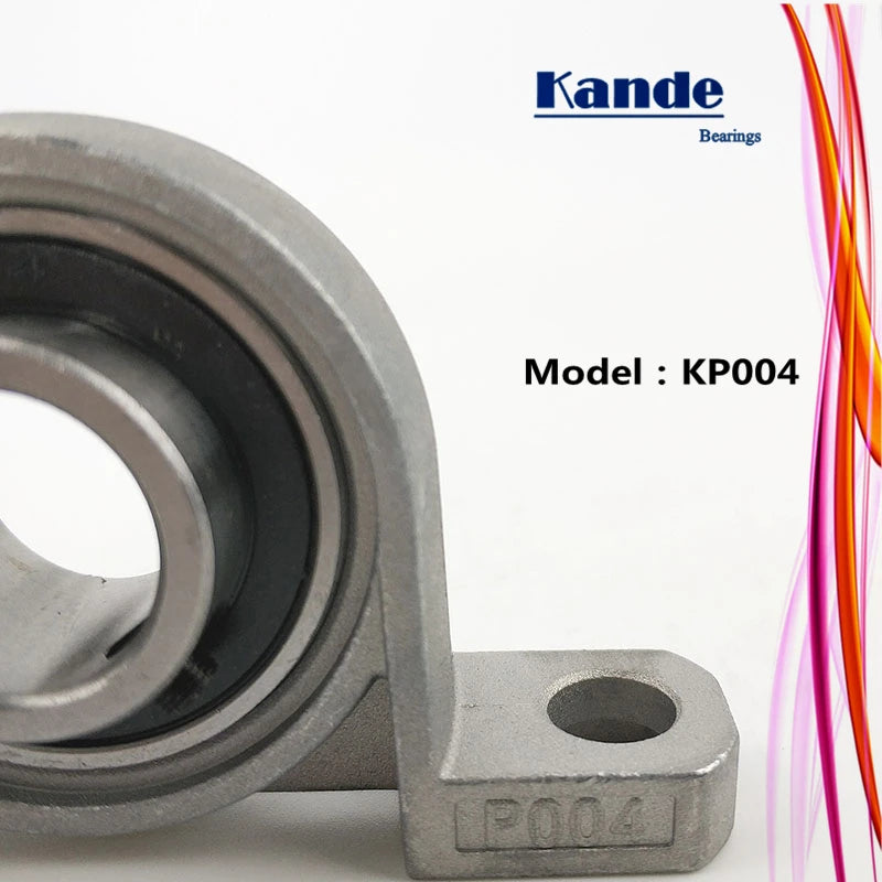 KP004 Zinc Alloy Miniature Vertical Pillow Block Bearing 20mm – 2pcs Pillow Block Bearing Richie's