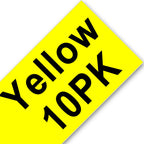 HSe-231 Heat Shrink Tube Label Tape 12mm – Brother P-touch Heat Shrink Label Tape Richie's 10PK Black on Yellow 9mm