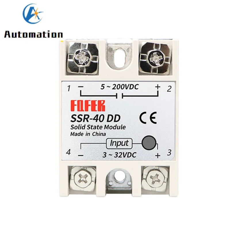 DC-DC Solid State Relay SSR 10DD 25DD 40DD Single Phase CE Solid State Relay Richie's
