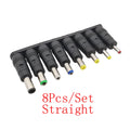 DC Power Jack Adapter Set 5.5x2.1mm Female to Multi Male Tips DC Power Adapter Richie's B 8Pcs