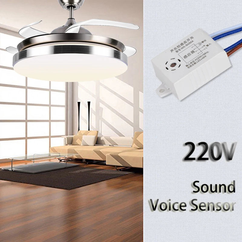 220V Sound Sensor Light Switch – Auto On/Off, MR-SK50A Sound Sensor Switch Richie's