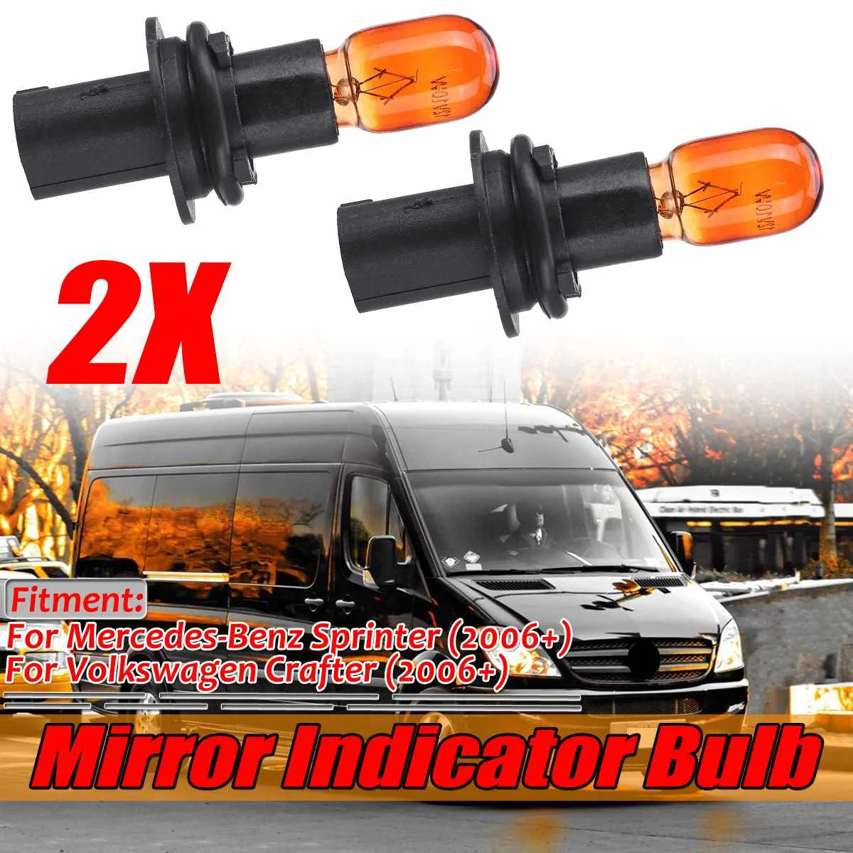 Mirror Indicator Bulb – Mercedes Sprinter & VW Crafter 2006+ Mirror Indicator Bulb Richie's