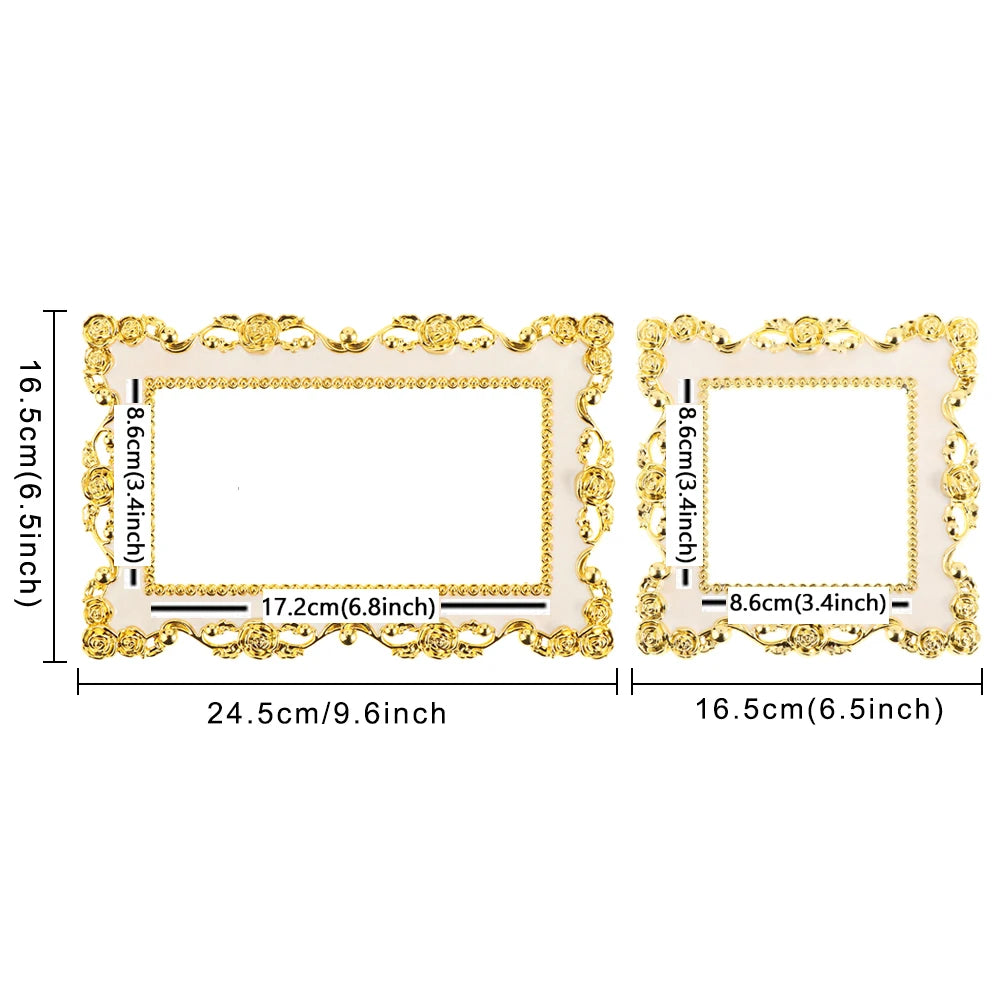Gold Silver Light Switch Surround Frame | Decorative Cover Switch Cover Frame Richie's