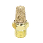 Brass Pneumatic Exhaust Muffler BSP 1/8 1/4 3/8 1/2 Silencer Pneumatic Muffler Fitting Richie's Long 1/8"