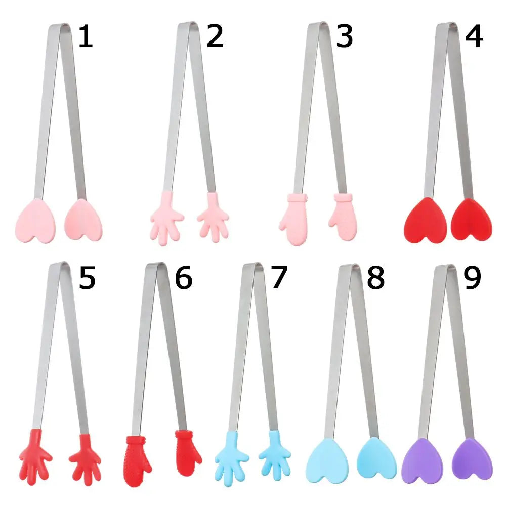Mini Silicone Food Tongs – BBQ, Bread & Snack Kitchen Clip Kitchen Food Tongs Richie's