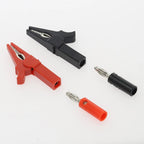 55mm HV Alligator Clip for 4mm Banana Plug Multimeter Probes Test Clip Accessory Richie's 4pcs