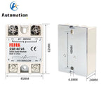 Solid State Relay SSR 10A–100A DC to AC 24-380VAC CE Certified Solid State Relay Richie's