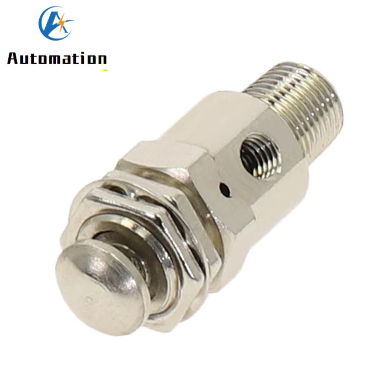 TAC2-3P Pneumatic 3-Way N/C Valve M5 Self-Reset Push Button Pneumatic Control Valve Richie's