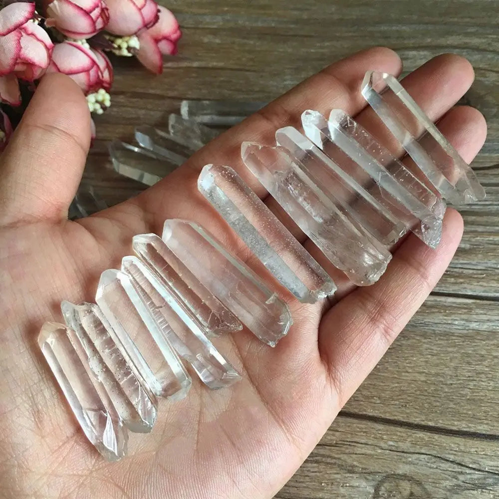 Natural Clear Quartz Crystal Point for Home & Craft Decor Crystal Stone Decor Richie's 4XL