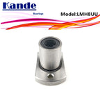 LMH8UU Round Flange Linear Ball Bearing 8mm for 3D Printer Linear Ball Bearing Richie's