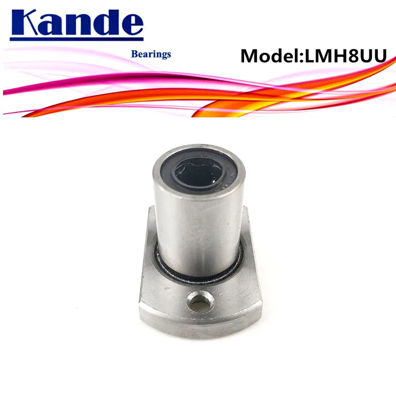 LMH8UU Round Flange Linear Ball Bearing 8mm for 3D Printer Linear Ball Bearing Richie's